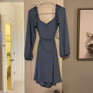 Altar’d State Blue Cutout Dress NWT